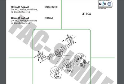 DİKEY SÖKTAK RENAULT KADJAR