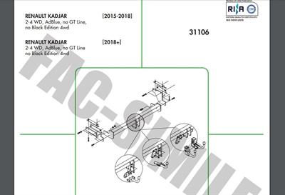 YATAY SÖKTAK RENAULT KADJAR