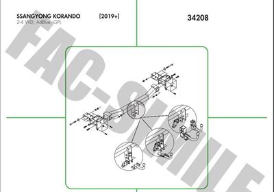 DİKEY SÖKTAK SSANGYONG KORANDO - TORRES