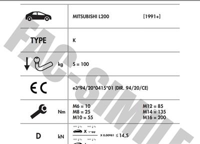 MİTSUBİSHİ L200 PICKUP 