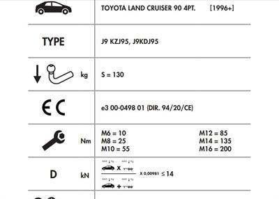 YATAY SÖKTAK TOYOTA LAND CRUİSER