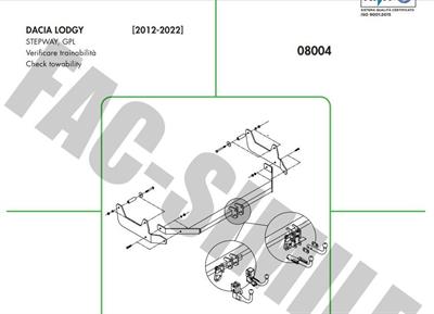 DİKEY SÖKTAK DACİA LODGY - LODGY STEPWAY