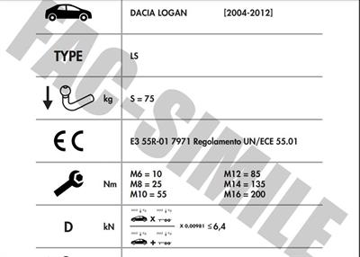 YATAY SÖKTAK DACİA LOGAN
