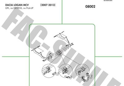 YATAY SÖKTAK DACİA LOGAN MCV 2007-2013