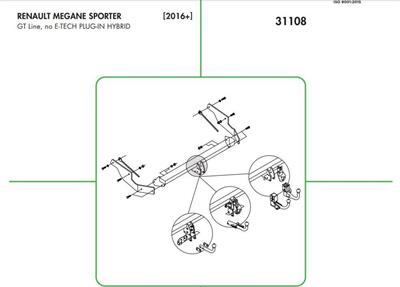DİKEY SÖKTAK RENAULT  MEGANE 