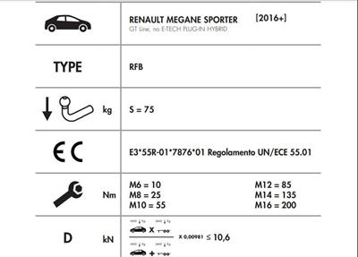 DİKEY SÖKTAK RENAULT  MEGANE 