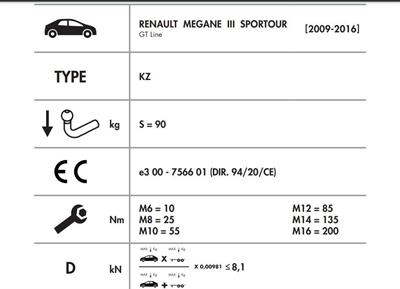 DİKEY SÖKTAK RENAULT MEGANE