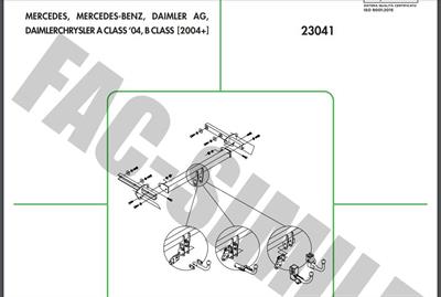 YATAY SÖKTAK MERCEDES A SERİSİ - B SERİSİ 