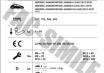 DİKEY MERCEDES A SERİSİ - B SERİSİ - GLA  - CLA - İNFİNİTİ QX30 - Q30