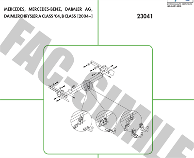 Dikey Sök-Tak Gizli Model MERCEDES A SERİSİ - B SERİSİ  Dikey Sök-Tak-Gizli Model