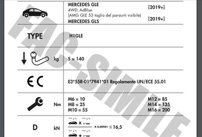DİKEY SÖKTAK MERCEDES GLE - GLS 