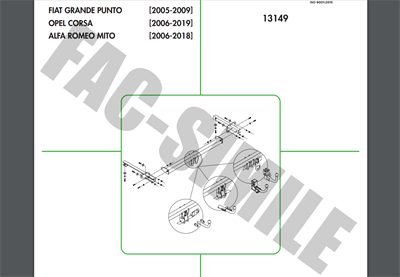 Dikey Sök-Tak Gizli Model FİAT PUNTO - OPEL CORSA - ALFA ROMEO MİTO