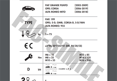 Dikey Sök-Tak Gizli Model FİAT PUNTO - OPEL CORSA - ALFA ROMEO MİTO