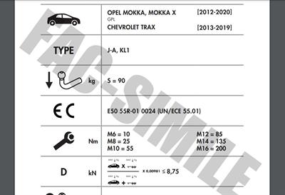 OPEL MOKKA -  CHEVROLET TRAX