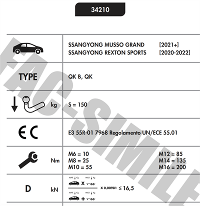 SSANGYONG Musso Grand - Rexton UR