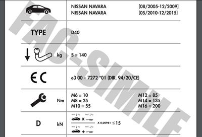 NİSSAN NAVARA YATAY SÖKTAK 