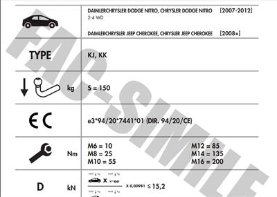 DODGE NİTRO - JEEP CHEROKEE 