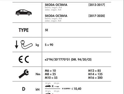 YATAY SÖKTAK SKODA OCTAVİA
