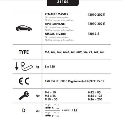 OPEL MOVANO - RENAULT MASTER - NİSSAN NV400