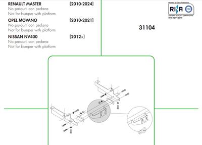 OPEL MOVANO - RENAULT MASTER - NİSSAN NV400