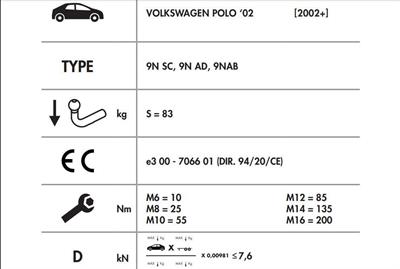 DİKEY SÖKTAK VOLKSWAGEN POLO