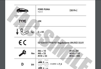 YATAY SÖKTAK FORD PUMA