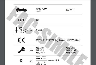 DİKEY  SÖKTAK FORD PUMA
