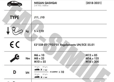 DİKEY SÖKTAK NİSSAN QASHQAİ
