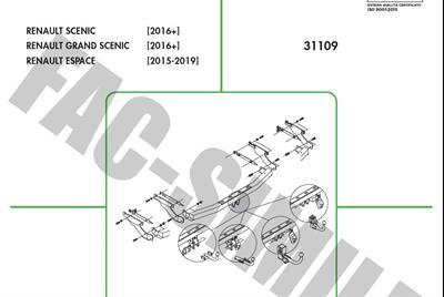 DİKEY SÖKTAK REANULT SCENİC - ESPACE - GRANDSCENİC