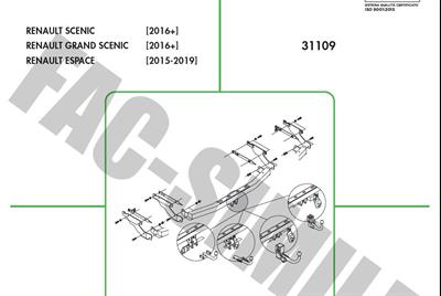 YATAY SÖKTAK REANULT SCENİC - ESPACE - GRANDSCENİC