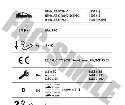 REANULT SCENİC - ESPACE - GRANDSCENİC
