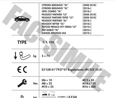 UZUN ŞASE CİTROEN  BERLİNGO -  PEUGEOT PARTNER - RİFTER - TOYOTA PROACE CİTY - FİAT DOBLO - OPEL COMBO - PARTNER TEPE