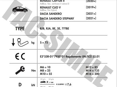 YATAY SÖKTAK DACİA SANDERO  -  SANDERO STEPWAY  - CLİO - RENAULT CAPTUR - MİTSUBİSHİ COLT 