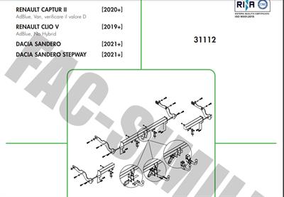 DACİA SANDERO  -  SANDERO STEPWAY  - CLİO - RENAULT CAPTUR - MİTSUBİSHİ COLT 