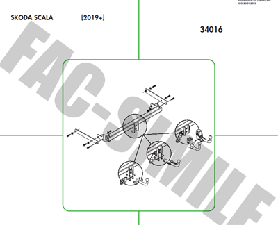 SKODA SCALA DİKEY SÖKTAK