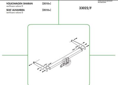 DİKEY SÖKTAK SEAT ALHAMBRA - VOLKSWAGEN SHARAN