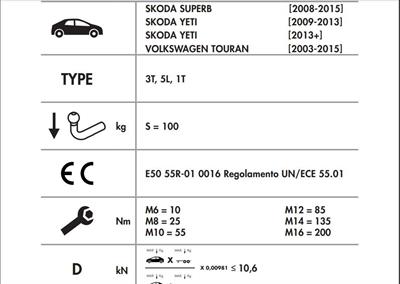 YATAY SÖKTAK SKODA YETİ - SUBERB - VOLKSWAGEN TOURAN