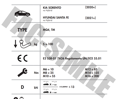 YATAY SÖKTAK KİA SORENTO HYUJNDAİ SANTAFE
