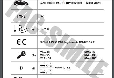 LAND ROVER RANGE ROVER SPORT 