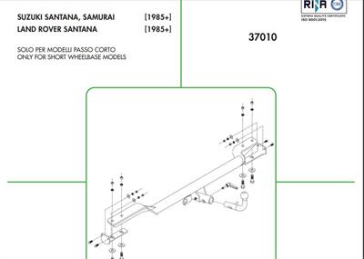 YATAY SÖKTAK SUZUKİ SAMURAİ SANTANA - LANDROVER SANTANA