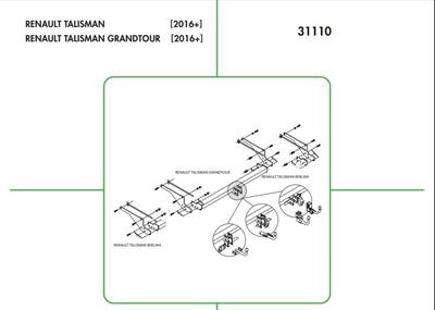 RENAULT TALİSMAN DİKEY SÖKTAK