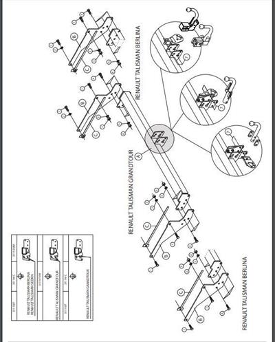 RENAULT TALİSMAN DİKEY SÖKTAK