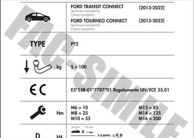 DİKEY SOKTAK FORD TRANSİT CONNECT 