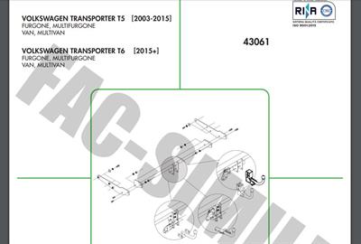 YATAY SÖKTAK VOLKSWAGEN TRANSPORTER
