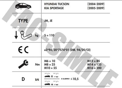 DİKEY SÖKTAK HYUNDAİ TUCSON - KİA SPORTAGE