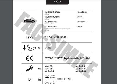 DİKEY SÖKTAK KİA SPORTAGE  - HYUNDAİ TUCSON 