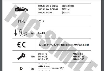 SUZUKİ VİTARA - SX4 S-CROSS 