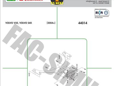 VOLVO S40 - V50  DİKEY SÖKTAK