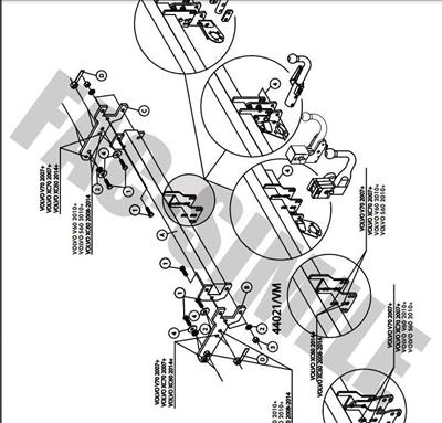 DİKEY SÖKTAK VOLVO XC60 - XC70 - V70 - V60 - S60