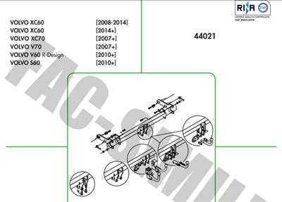 VOLVO XC60 - XC70 - V70 - V60 - S60